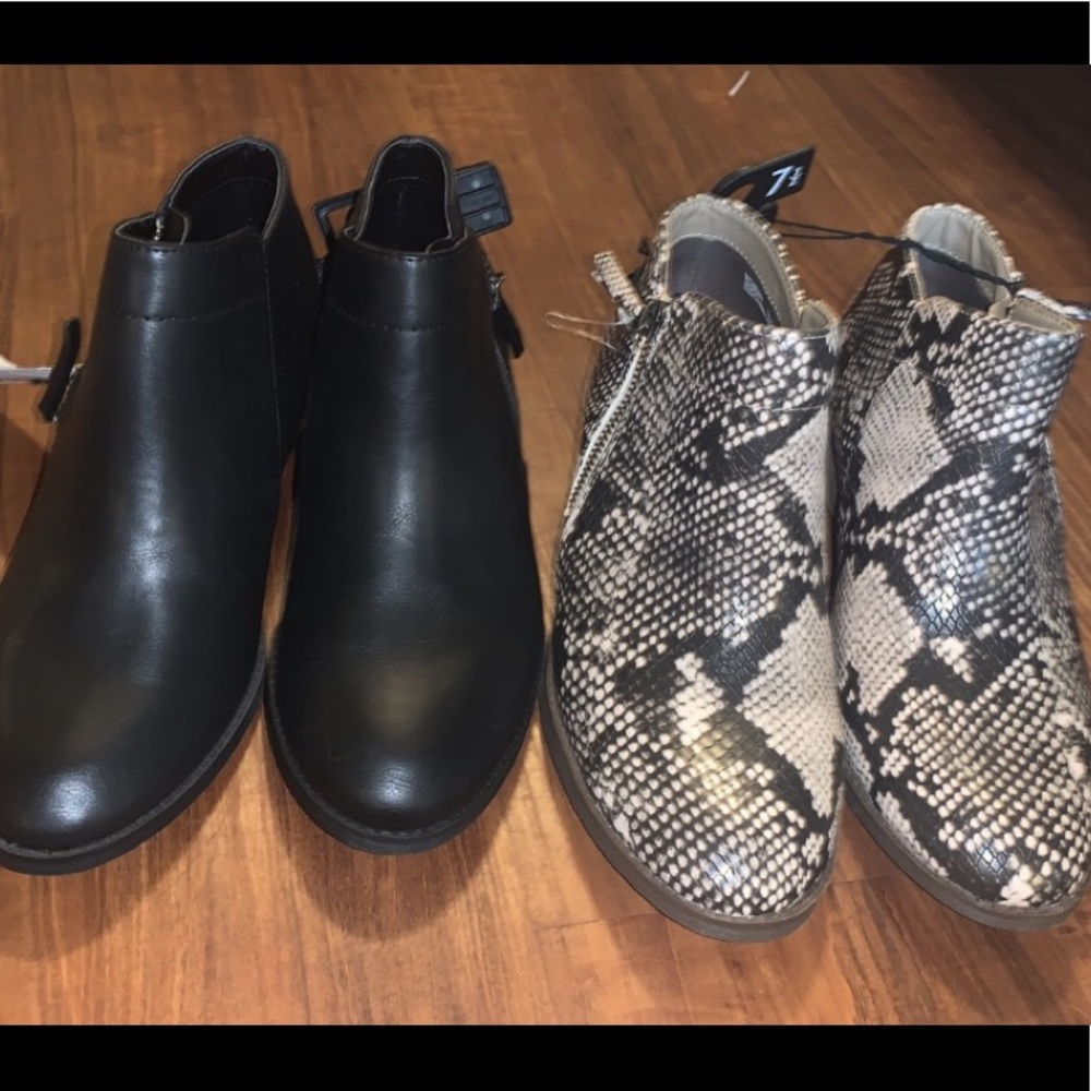‼️👢NEW Bootie bundle Size 7.5👢‼️